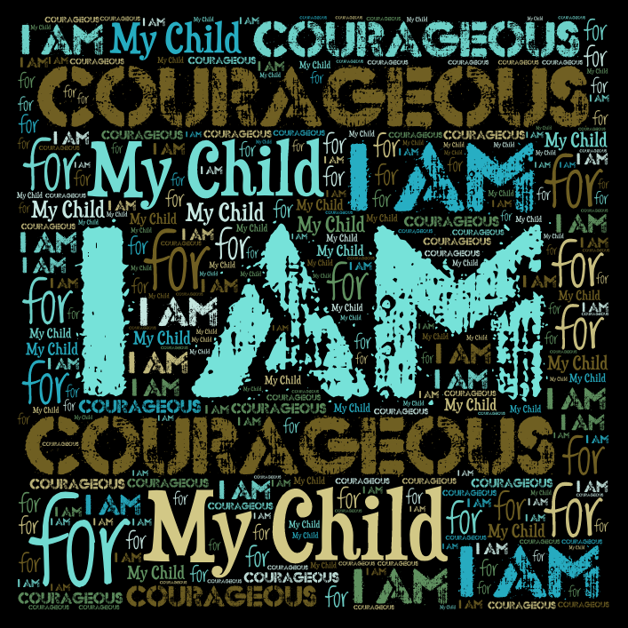 I am Courageous Word Cloud